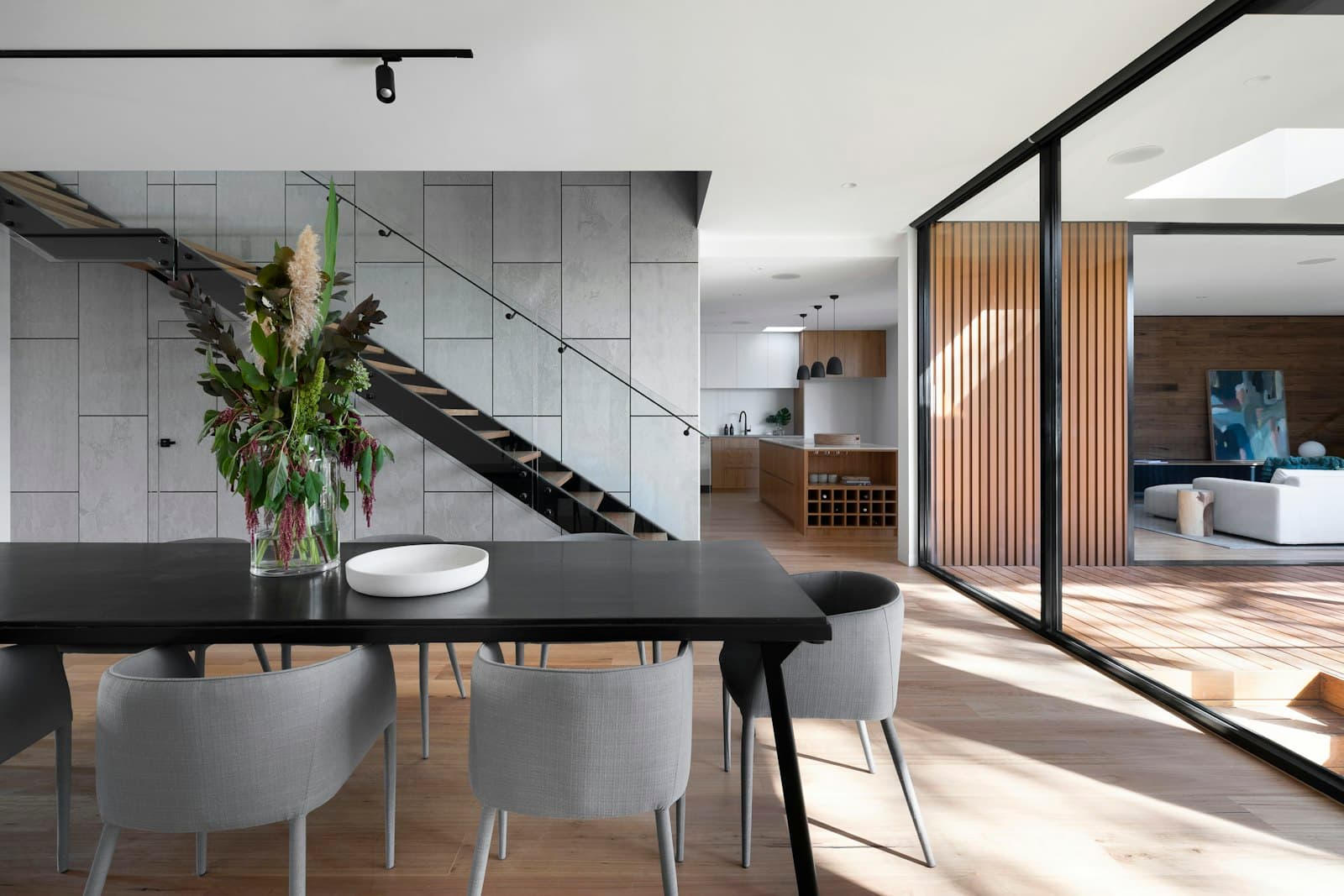 Henderson Kitchen Rebuild — Island & dining, after